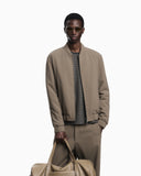 Icon 3D piqué-effect crêpe jersey trousers