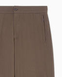 Icon 3D piqué-effect crêpe jersey trousers