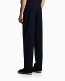 Icon 3D piqué-effect crêpe jersey trousers