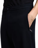 Icon 3D piqué-effect crêpe jersey trousers