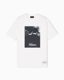Icon jersey T-shirt with photographic print and embroidery
