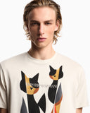 Après jersey T-shirt with a cat theme