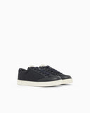 Jacquard sneakers with an all-over eagle