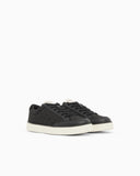 Jacquard sneakers with an all-over eagle