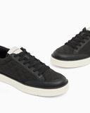 Jacquard sneakers with an all-over eagle