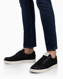 Jacquard sneakers with an all-over eagle