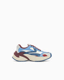 Suede and mesh sneakers