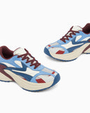 Suede and mesh sneakers