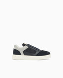 Cordura sneakers with suede details