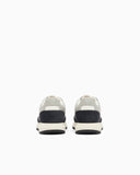 Cordura sneakers with suede details and side logo