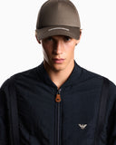 Canvas baseball cap with embroidered logo
