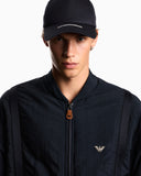 Canvas baseball cap with embroidered logo