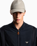 Nylon and silk blend baseball cap