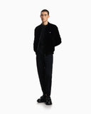 Stretch-nylon trousers with an elasticated hem