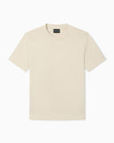 Slim-fit heavy jersey T-shirt with domed eagle