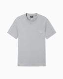 Slim-fit heavy jersey T-shirt with domed eagle