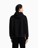 Lunar New Year double-jersey hooded zip-up sweatshirt with patch and tape