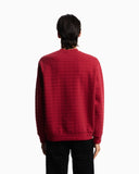 Lunar New Year double-jersey sweatshirt with all-over flocked eagles