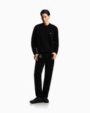 Lunar New Year double-jersey sweatshirt with all-over flocked eagles