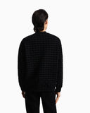 Lunar New Year double-jersey sweatshirt with all-over flocked eagles