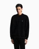 Lunar New Year double-jersey sweatshirt with all-over flocked eagles