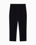 Double jersey trousers with micro eagle band