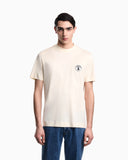Lyocell-blend jersey T-shirt with French bulldog patch