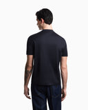 Lyocell-blend jersey T-shirt with French bulldog patch