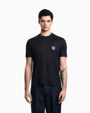 Lyocell-blend jersey T-shirt with French bulldog patch