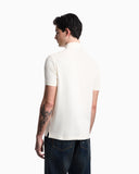 Piqué polo shirt with French bulldog patch