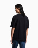 Heavy jersey T-shirt with shield embroidery