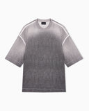 Oversized T-shirt in gradient Lyocell blend jersey