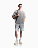 Oversized T-shirt in gradient Lyocell blend jersey