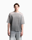 Oversized T-shirt in gradient Lyocell blend jersey