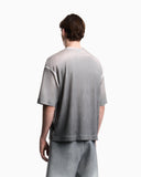 Oversized T-shirt in gradient Lyocell blend jersey
