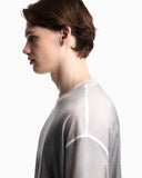 Oversized T-shirt in gradient Lyocell blend jersey