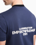 Heavy jersey T-shirt with EA Generation embroidery