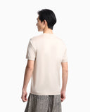Slim-fit Lyocell-blend jersey T-shirt with logo patch