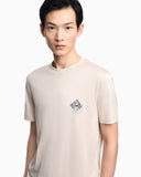 Slim-fit Lyocell-blend jersey T-shirt with logo patch