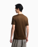 Slim-fit Lyocell-blend jersey T-shirt with logo patch