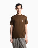 Slim-fit Lyocell-blend jersey T-shirt with logo patch