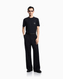 Slim-fit Lyocell-blend jersey T-shirt with logo patch