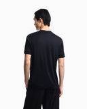 Slim-fit Lyocell-blend jersey T-shirt with logo patch