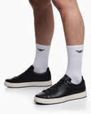 Travel Essentials leather sneakers