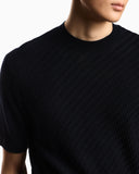 Textured virgin-wool jumper