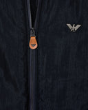Nylon bomber jacket with passementerie tape