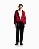Lunar New Year Lyocell-blend jersey polo shirt with patch