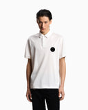 Lunar New Year Lyocell-blend jersey polo shirt with patch