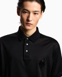 Lunar New Year Lyocell-blend jersey polo shirt with patch