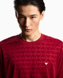 Lunar New Year Lyocell-blend jersey T-shirt with flocked eagles